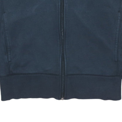 Mens UK Size S Nike Blue Full Zip Hoodie