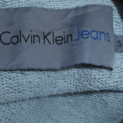 Mens UK Size S Calvin Klein Jeans Grey Pullover Hoodie
