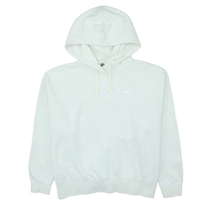Womens UK Size XL Nike White Pullover Hoodie