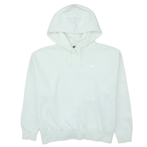 Womens UK Size XL Nike White Pullover Hoodie