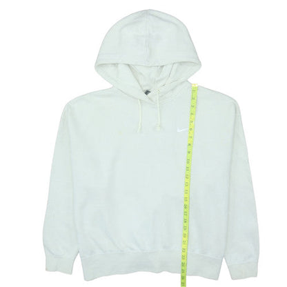 Womens UK Size XL Nike White Pullover Hoodie