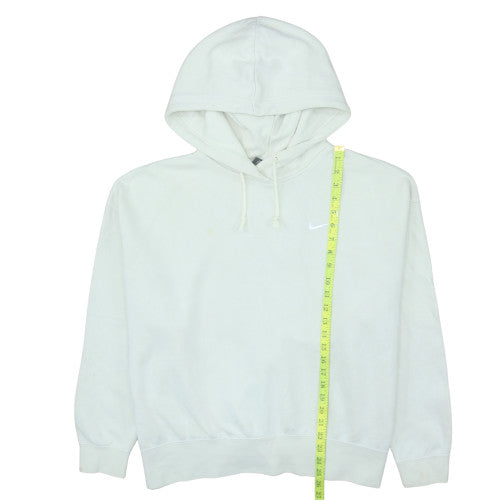 Womens UK Size XL Nike White Pullover Hoodie