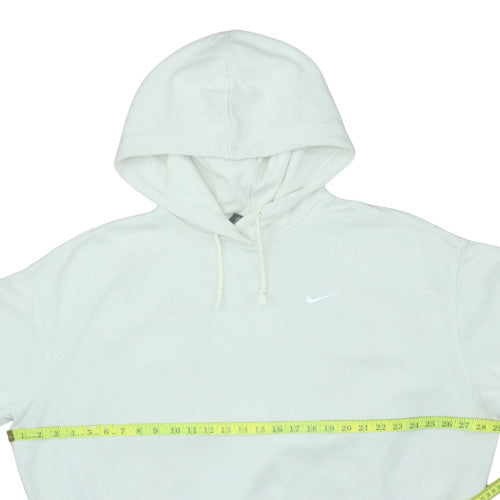 Womens UK Size XL Nike White Pullover Hoodie