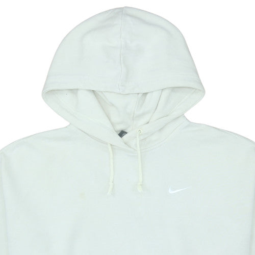 Womens UK Size XL Nike White Pullover Hoodie