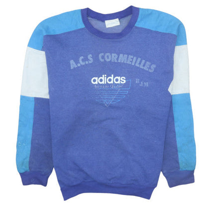Womens UK Size 8 adidas Blue Pullover Sweatshirt