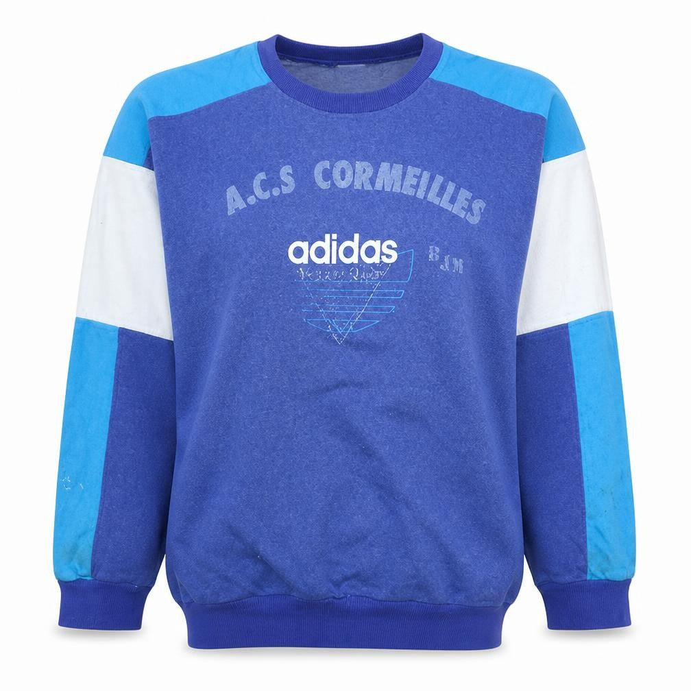 Womens UK Size 8 adidas Blue Pullover Sweatshirt