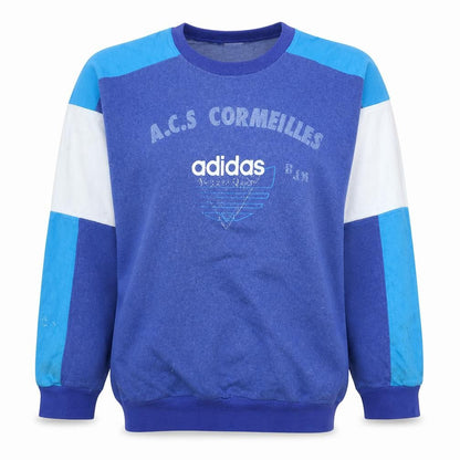 Womens UK Size 8 adidas Blue Pullover Sweatshirt