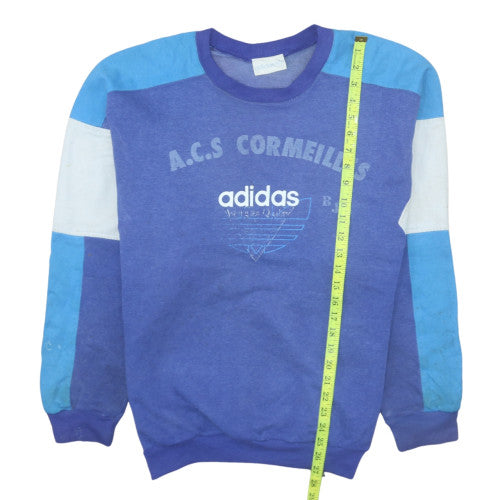 Womens UK Size 8 adidas Blue Pullover Sweatshirt