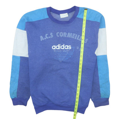 Womens UK Size 8 adidas Blue Pullover Sweatshirt