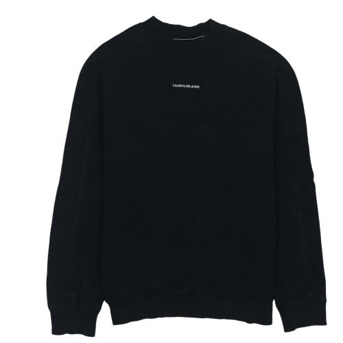 Mens UK Size S Calvin Klein Jeans Black Pullover Sweatshirt