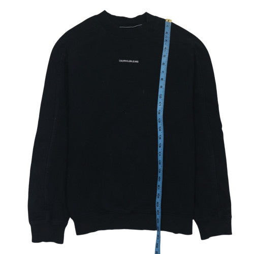 Mens UK Size S Calvin Klein Jeans Black Pullover Sweatshirt
