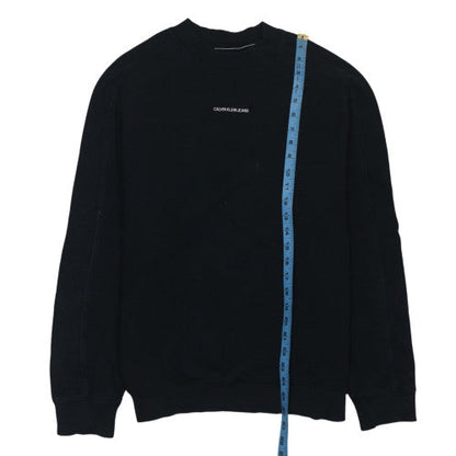 Mens UK Size S Calvin Klein Jeans Black Pullover Sweatshirt