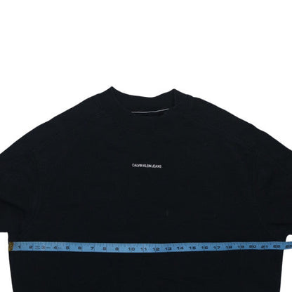 Mens UK Size S Calvin Klein Jeans Black Pullover Sweatshirt