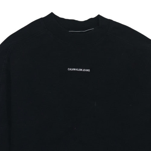 Mens UK Size S Calvin Klein Jeans Black Pullover Sweatshirt
