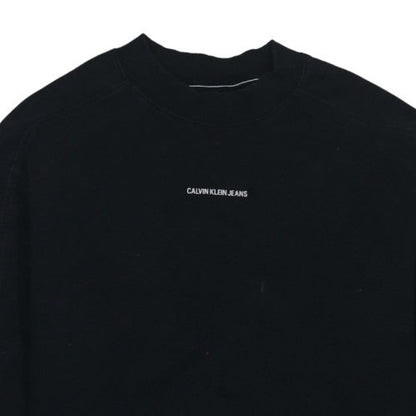 Mens UK Size S Calvin Klein Jeans Black Pullover Sweatshirt