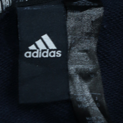 Mens UK Size M adidas Black Pullover Hoodie