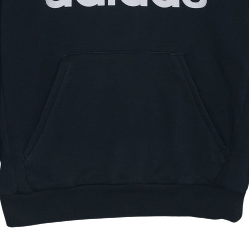 Mens UK Size M adidas Black Pullover Hoodie