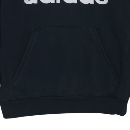 Mens UK Size M adidas Black Pullover Hoodie