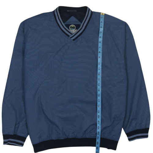 Mens UK Size L Woodlake Blue Pullover Sweatshirt