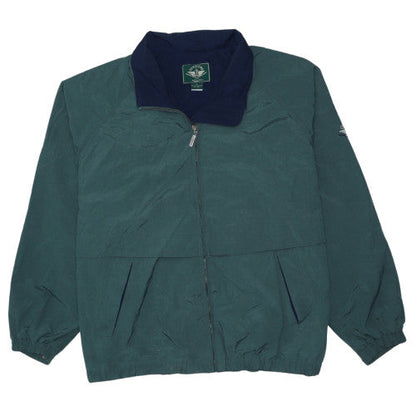 Mens UK Size L DOCKERS Green Full Zip Sweatshirt