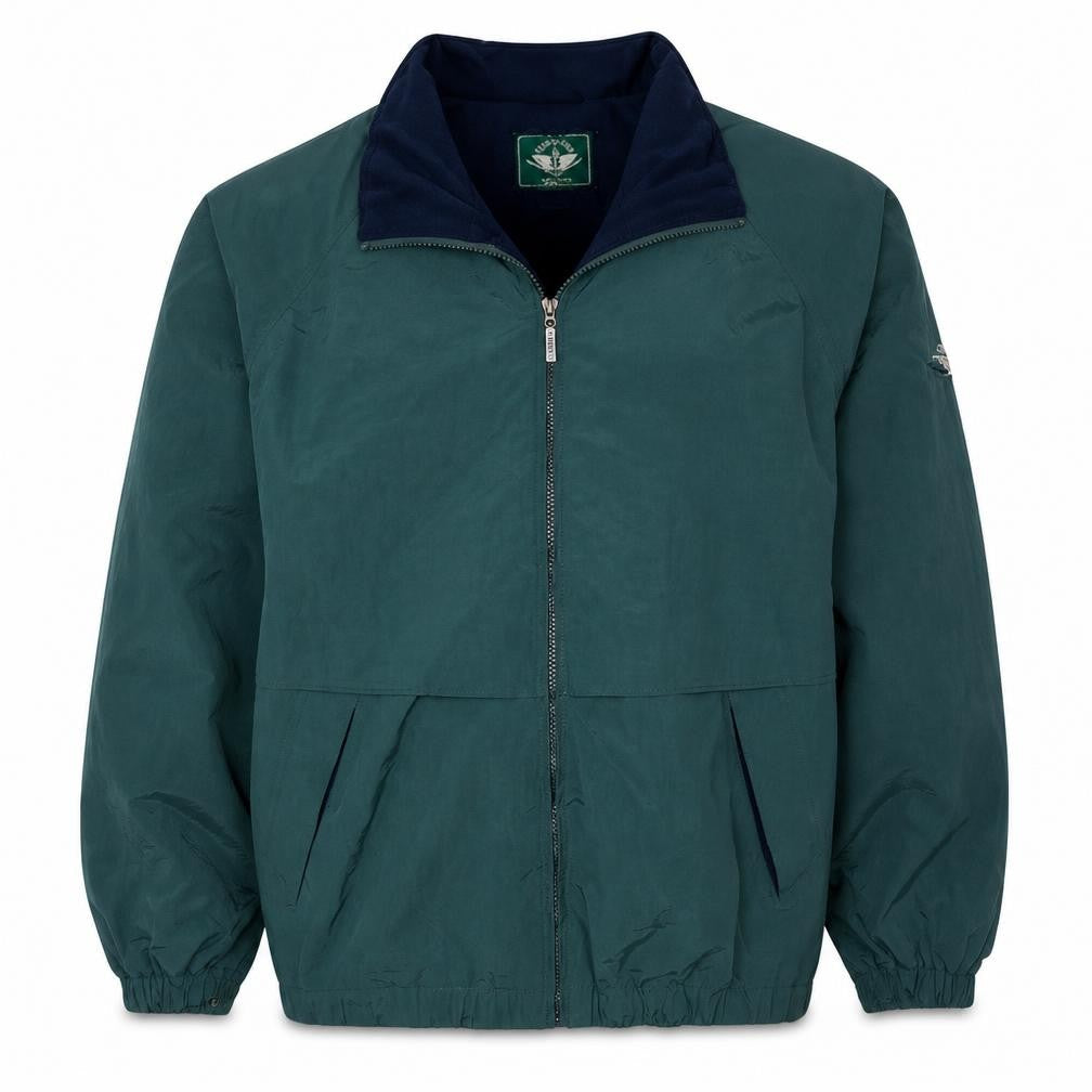Mens UK Size L DOCKERS Green Full Zip Sweatshirt