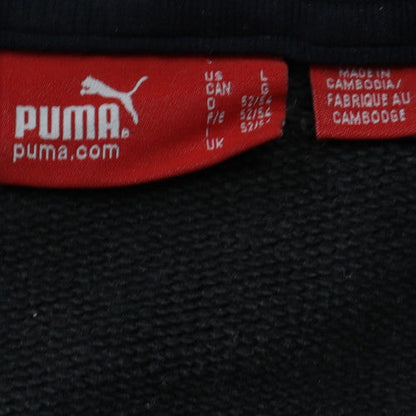 Mens UK Size L PUMA Black Pullover Hoodie