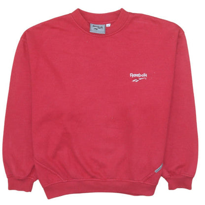 Womens UK Size 12 Reebok Red Pullover Sweatshirt