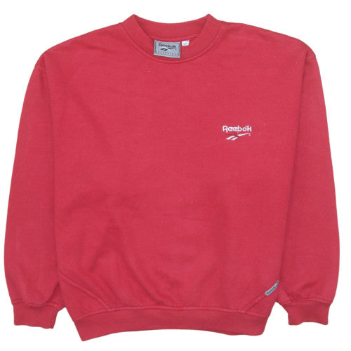 Womens UK Size 12 Reebok Red Pullover Sweatshirt