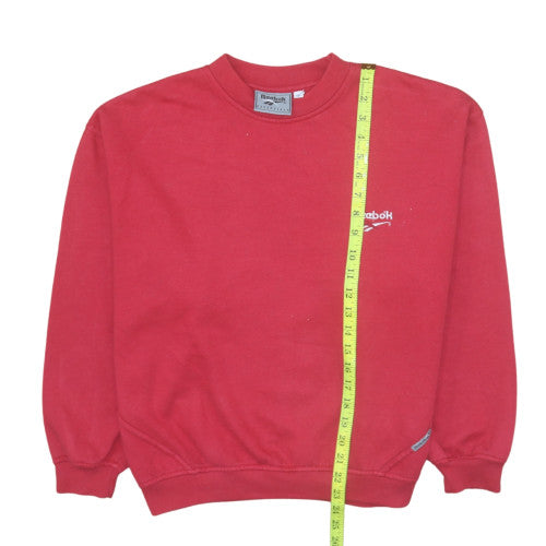 Womens UK Size 12 Reebok Red Pullover Sweatshirt