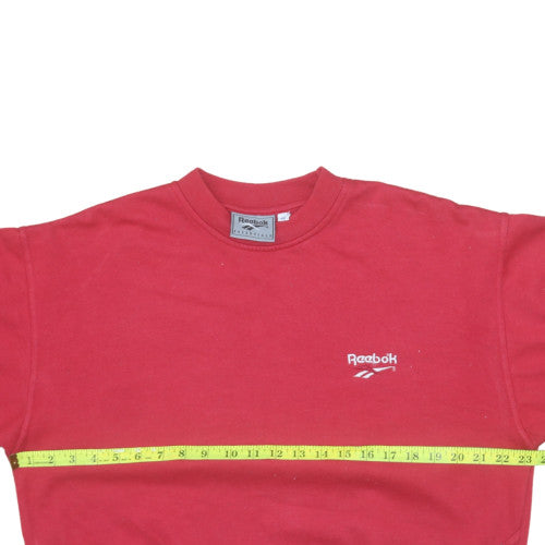 Womens UK Size 12 Reebok Red Pullover Sweatshirt