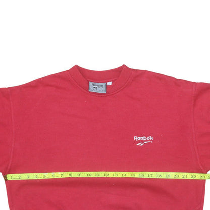 Womens UK Size 12 Reebok Red Pullover Sweatshirt
