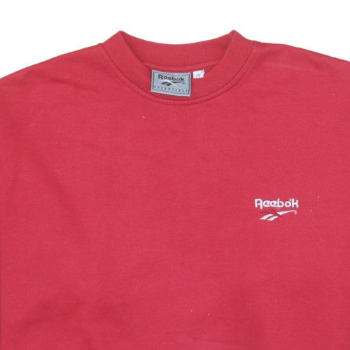 Womens UK Size 12 Reebok Red Pullover Sweatshirt