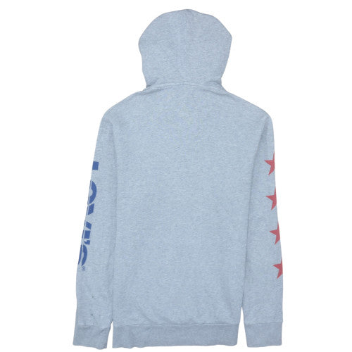 Mens UK Size M Levi's Grey Pullover Hoodie
