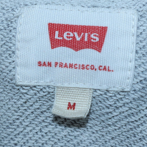 Mens UK Size M Levi's Grey Pullover Hoodie