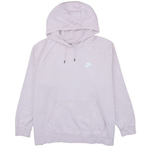 Womens UK Size 2XL Nike Pink Pullover Hoodie