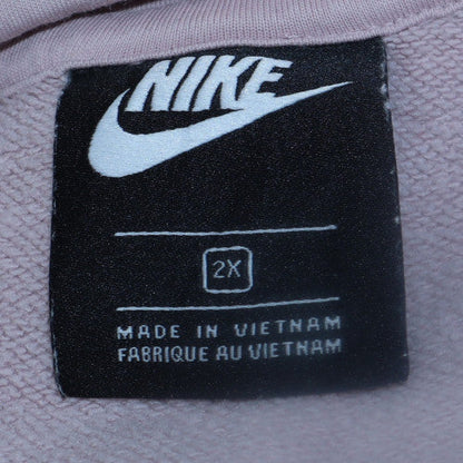 Womens UK Size 2XL Nike Pink Pullover Hoodie