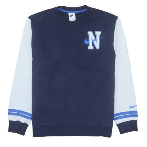 Mens UK Size L Nike Blue Pullover Sweatshirt