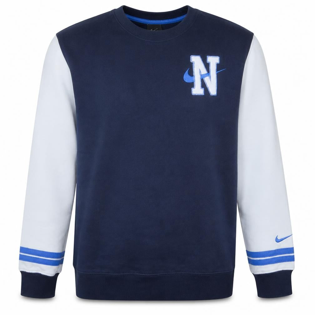 Mens UK Size L Nike Blue Pullover Sweatshirt