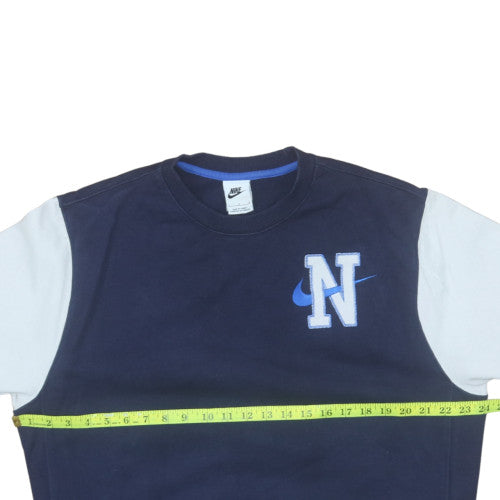 Mens UK Size L Nike Blue Pullover Sweatshirt