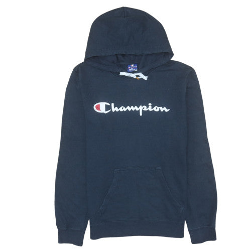 Mens UK Size M Champion Blue Pullover Hoodie
