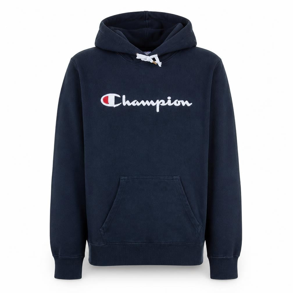 Mens UK Size M Champion Blue Pullover Hoodie