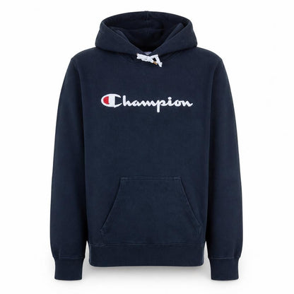 Mens UK Size M Champion Blue Pullover Hoodie
