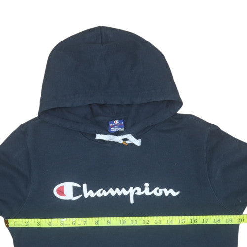 Mens UK Size M Champion Blue Pullover Hoodie