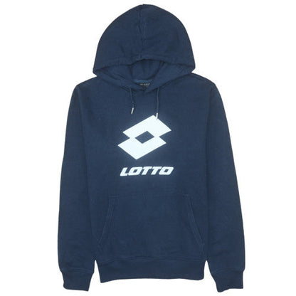 Mens UK Size M Lotto Blue Pullover Hoodie