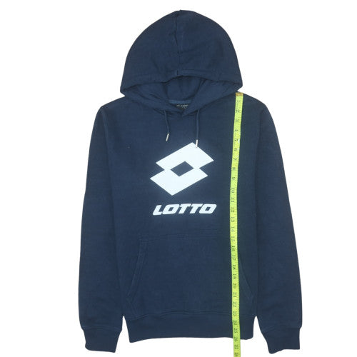 Mens UK Size M Lotto Blue Pullover Hoodie