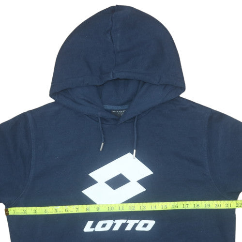 Mens UK Size M Lotto Blue Pullover Hoodie