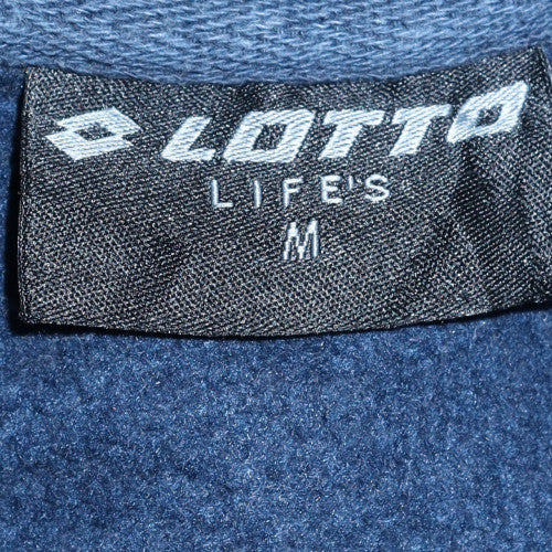 Mens UK Size M Lotto Blue Pullover Hoodie