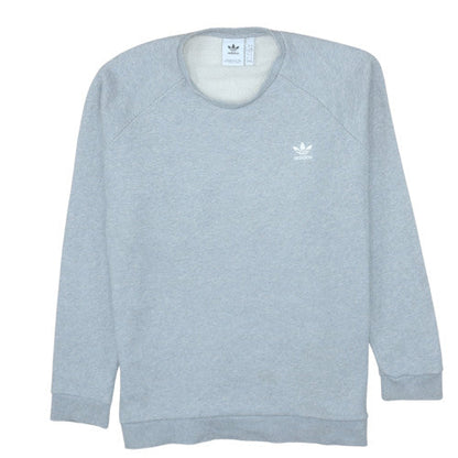 Mens UK Size XL adidas Grey Pullover Sweatshirt