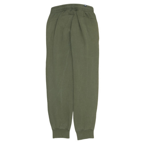 Mens UK Size S PUMA Regular Fit Jogger Green Trousers