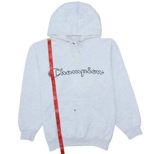 Mens UK Size M Champion Grey Pullover Hoodie
